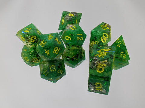 Forest Wyrm 7 Piece Tabletop Gaming Dice Set